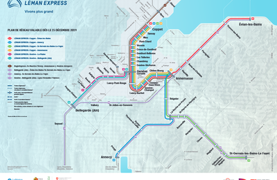 Brillant succès du RER de Genève "Léman Express" : renforts la nuit et le week-end et demandes d'extension à l'ouest