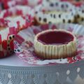 L'astuce pour faire des mini cheesecakes facilement : mini cheesecake au coulis de framboise