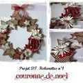 Couronne de Noël récup: tuto