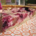 Tarte à la rhubarbe & fruits rouges