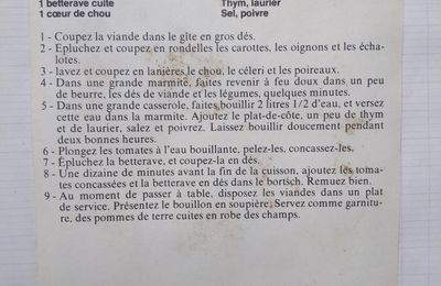 Le Bortsch à l'Ukrainienne de Mamie Soupe