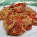 RISOTTO GOURGETTE ET POIVRON