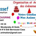 Animation des anniversaires organisation des anniversaires a Casablanca 