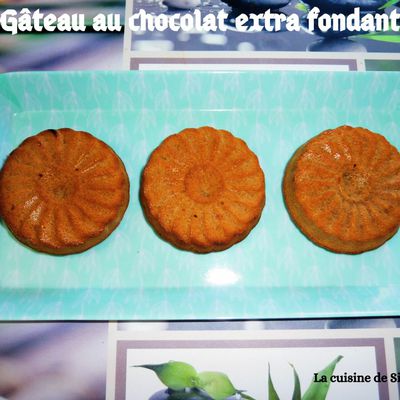 Gâteau au chocolat extra fondant