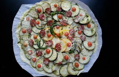 tarte fine à la saveur d'été