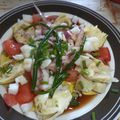 Salade de calamars à l'artichaut