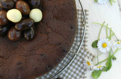 Le fondant au chocolat (et aux lentilles) de Pâques 