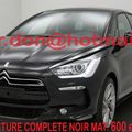 CITROEN DS5, film vitres teintees noir mat, voiture vitre auto