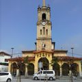 photos: 51ème étape, départ de Llamarga, églises et statue à Villaviciosa.
