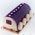 Bûche bergamote, cassis