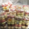 Assortiment de macarons pour cadeaux gourmands