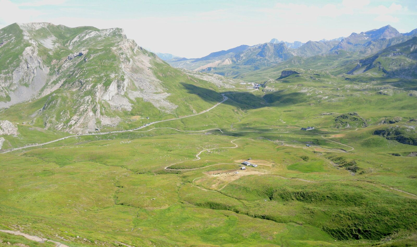 Col de l'Iou, rando Pombie-Peyreget, panorama cirque d'Aneou et col de Pourtalet (64)