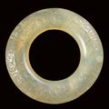 An agate 'phoenix' ring, huan, Eastern Zhou dynasty, Spring and Autumn period (770-475 BC)