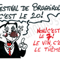 1er festival de dessin d'humour de Brugairolles.