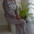 Un sweat fleuri tout doux