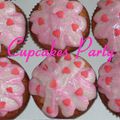 Cupcakes vanille-framboise