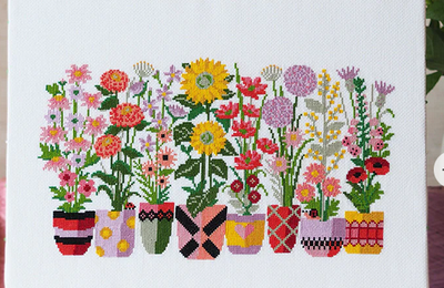 Une broderie au fil du temps ( sur 8 mois )