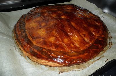 Galette des rois pistache-framboises