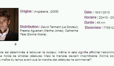 Dr Who sur France4