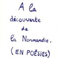 Mise en ligne d'un deuxième album photos dédiés à mes poèmes sur la Normandie...