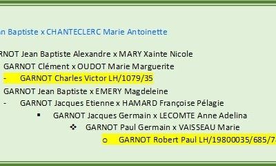 Généathème insolite : les GARNOT et la Légion d'Honneur, 1ère partie…