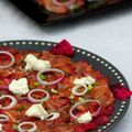 Déclinaisons de carpaccio de saumon gravlax au pitaya rouge