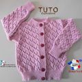 TUTO tricot bb FACILE et PREMA BOUTIQUE bebe modele layette bébé et patron a tricoter Explications brassière, bonnet, chaussons et Reborn