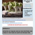 Atelier floral du 2 février 2022 CÔNES FLEURIS DE RÉGINE