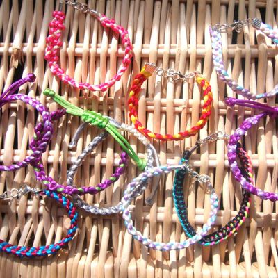 Nouveau bracelets tressés