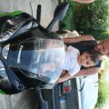 logan papa et la moto