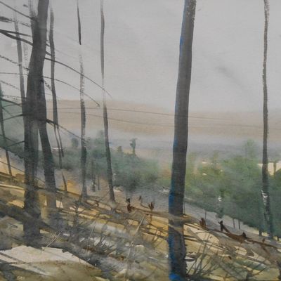 Stage rando-aquarelle " être ici et maintenant"