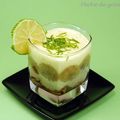 Tiramisu citron vert et bananes flambées