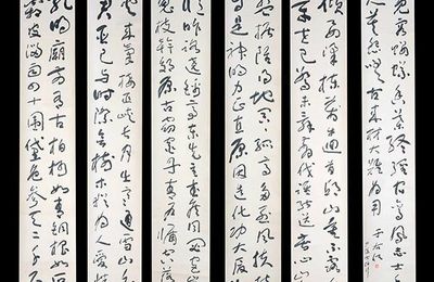 Yu Youren's Calligraphy scrolls keep Asian items on a roll at Michaan’s