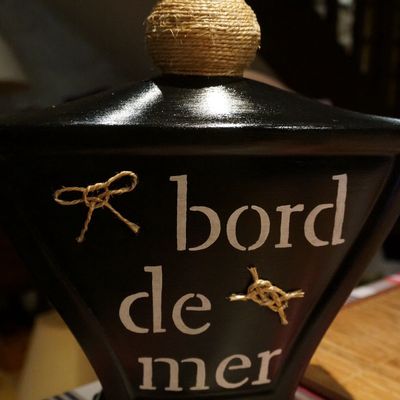 Relooking d'un pied de lampe 