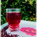 Jus de Bissap (boisson rafraichissante à l'hibiscus)