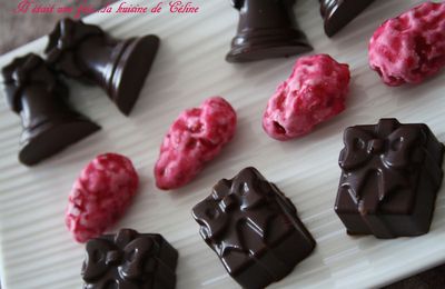 Chocolats aux pralines roses