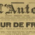 Tour de France 1925 (3e partie) : L’étape finale, les résultats et la bio du Maillot jaune