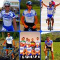 Champions cyclistes des années 2000/2010 , le joli maillot de l'équipe "Quick Step" année 2008 et 2009 ..