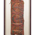 A silk samite fragment of a panel, Central Asia, 7th/8th century