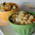 Salade de quinoa, avocat et orange, sans gluten et sans lactose