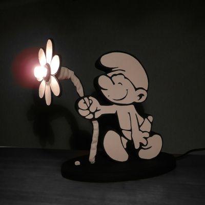 Lampe Schtroumpf