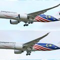 Aéroport: Toulouse-Blagnac(TLS-LFBO): Malaysia Airlines: Airbus A350-941: 9M-MAC: F-WZHE: MSN:165. SPECIAL NEW LIVERY NEGARAKU.
