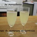 Soupe de champagne au Cointreau