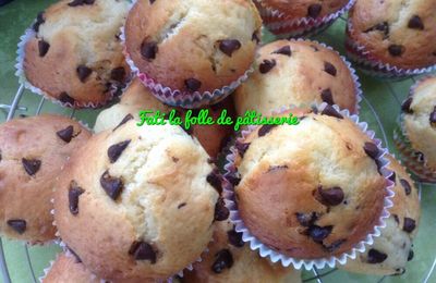 Muffins au pépite de chocolat