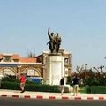 Rond-point à Dakar (Sénégal)