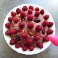 chia bowl cru végétalien chia-maca-fraise-framboises-cranberries-mulberries (protéiné, diététique, sans gluten, riche en fibres)