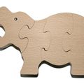 puzzle hippopotame en hêtre 15x9x1.8cm  -  5.50€ brut et 6.50€ peint (avec couleurs de votre choix)