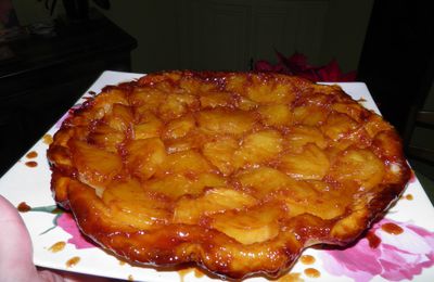 Dessert : Tarte Tatin à l'Ananas