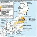 Fukushima - 8 % du Japon contaminé