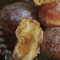 BEIGNETS FOURRES A LA CONFITURE DE POIRE VANILLE